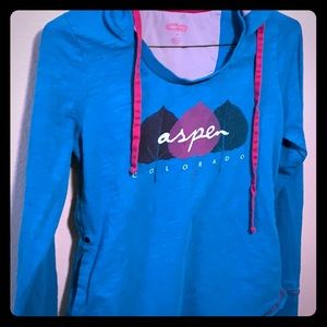 Aspen Colorado blue hoodie